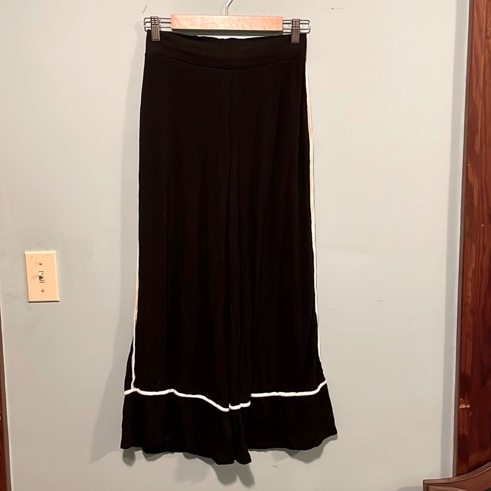 Elastic high waist wide leg jersey lounge pants ASOS